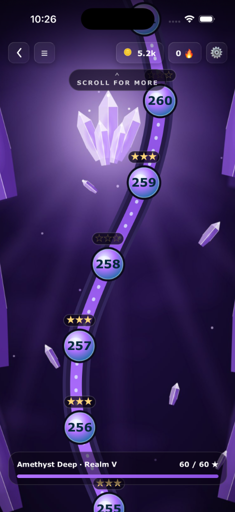 Amethyst Deep Realm Map