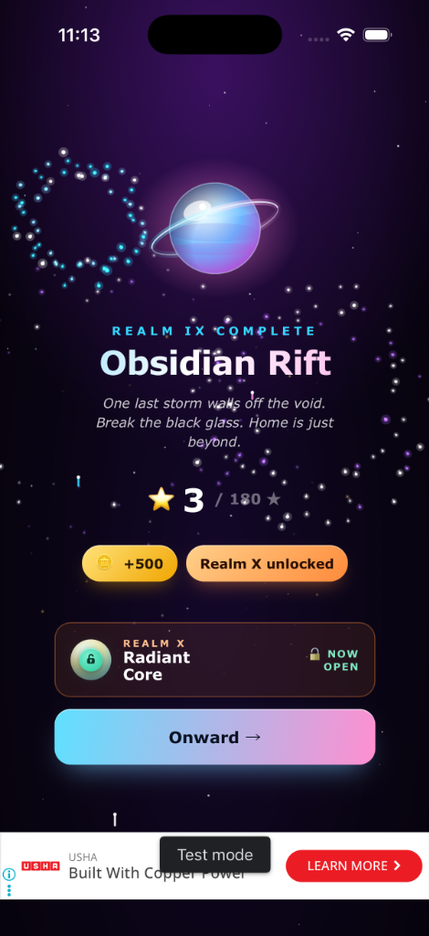 Realm Complete Screen